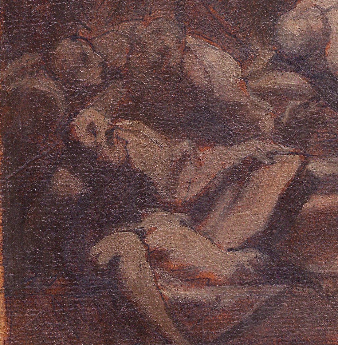 Old Master Drawing Oil Sketch Pietro Sorri (san Gusmè C.1556 - 1622 Siena) Pentecost-photo-3