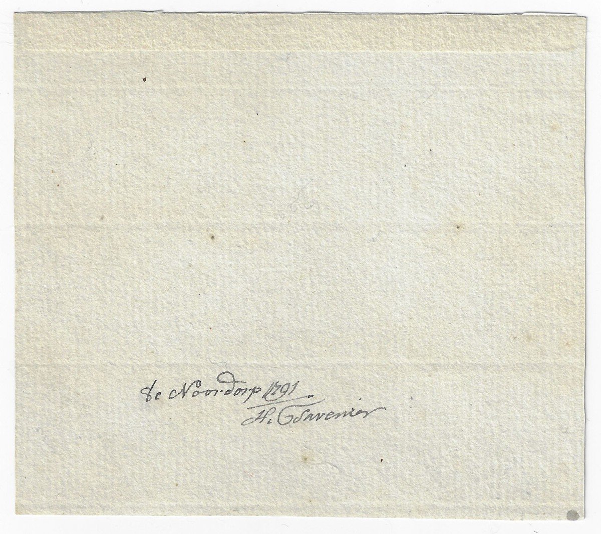 18th C Dutch Old Master Drawing By Hendrik Tavenier (haarlem 1734-1807) View Of Nootdorp-photo-4