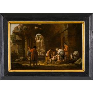 17th C Dutch Old Master Painting By Pre-rembrandtist Claes Moeyaert (1591-1655) Joseph 