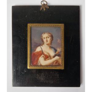 19th-century Miniature After Rosalba Carriera – The Element Of Fire