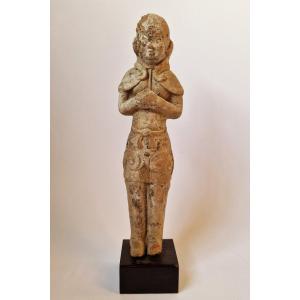 Terracotta Figure Of A Warrior, China, Northern Wei Dynasty Circa 386-535 Ad