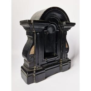 Small Baroque House Altar Black And White Marble 17th Century Italy Or France