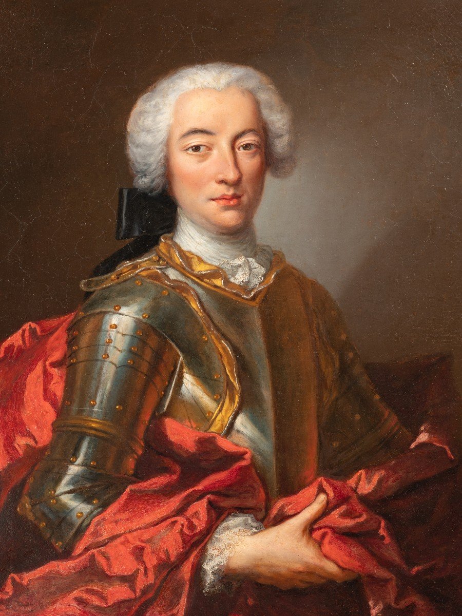 Jacques Courtin (1672-1752) – Portrait D’un Officier-photo-3