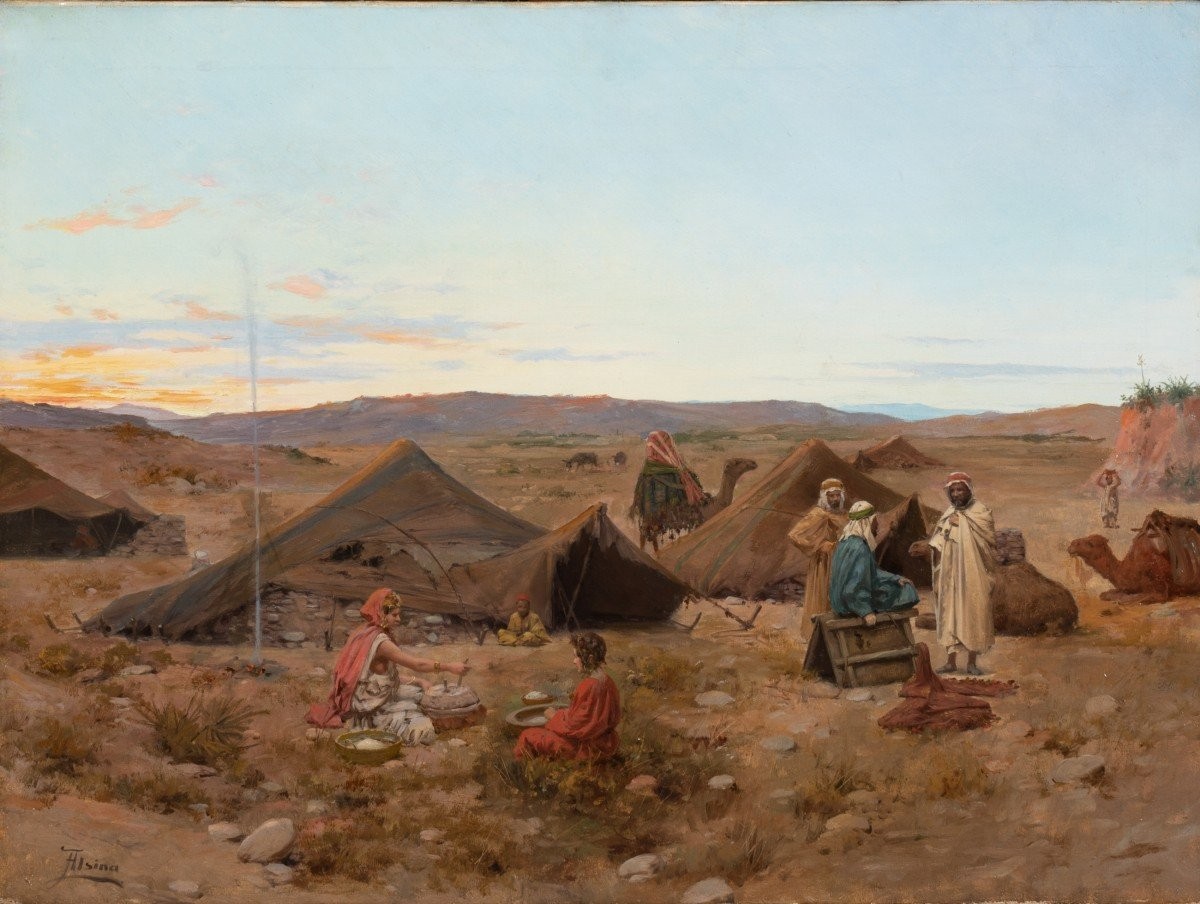 José Alsina (1850-1920) The First Fire Of The Year-photo-2