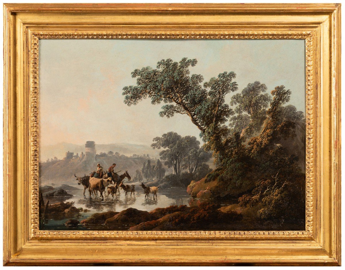 Jean Pillement (1728-1808) - Pair Of Landscapes-photo-3