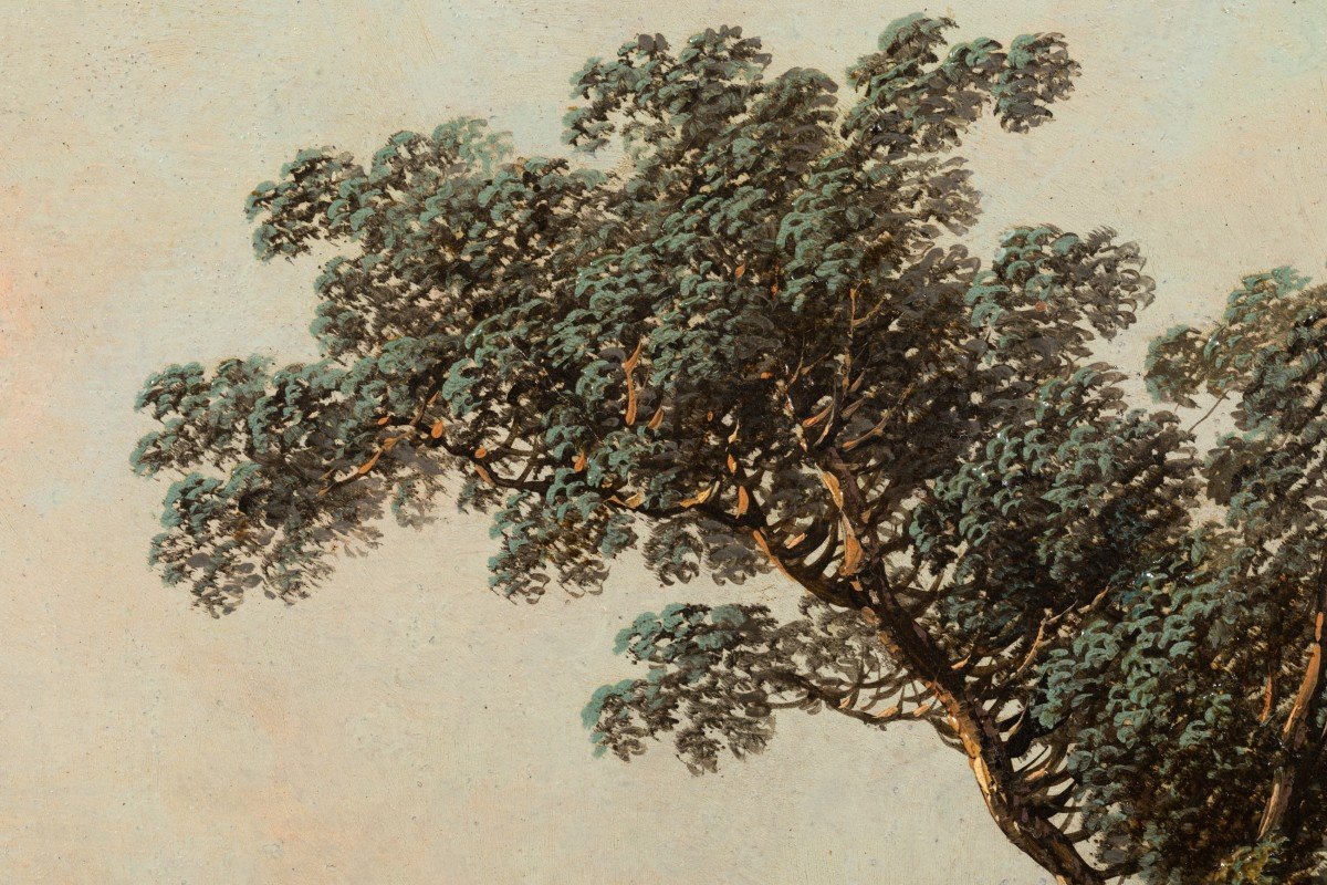 Jean Pillement (1728-1808) - Pair Of Landscapes-photo-2
