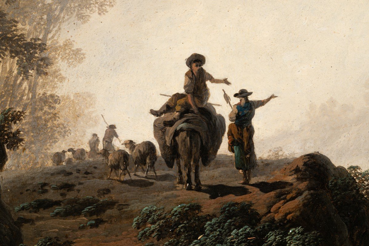 Jean Pillement (1728-1808) - Pair Of Landscapes-photo-6