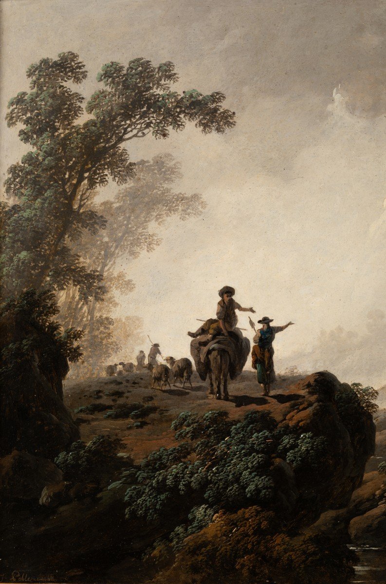 Jean Pillement (1728-1808) - Pair Of Landscapes-photo-7