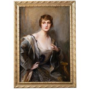 Portrait De Mrs Winfield Sifton -  Philip Alexius De László 1916