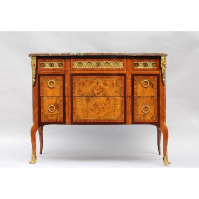 Commode Period Transition Stamped By Jean Baptiste Vassou