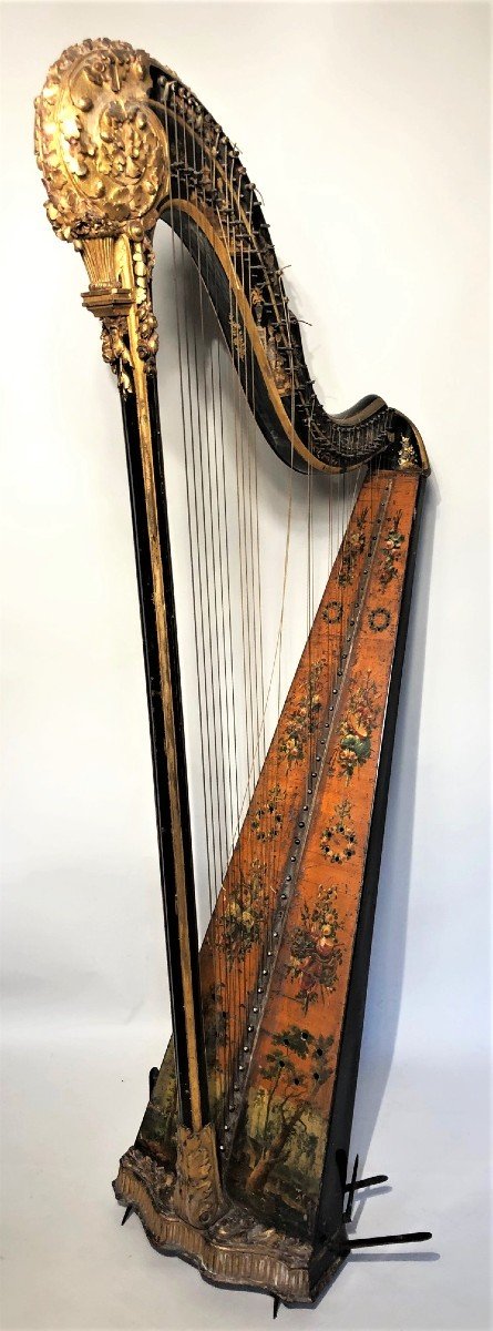 Proantic: Harpe XVIIIème Siècle de Holtzman à Paris