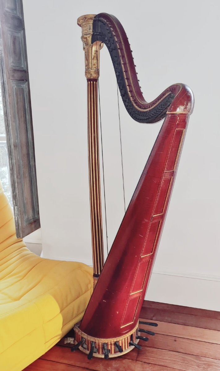Erard Brothers Harp In Paris #264-photo-3