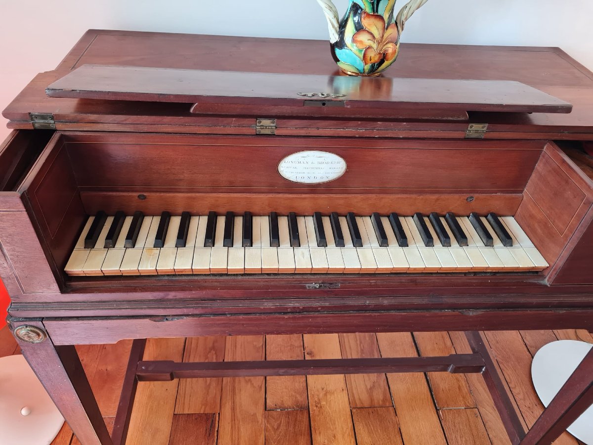 Piano de voyage Longman & Broderip, Londres, vers 1790-photo-2