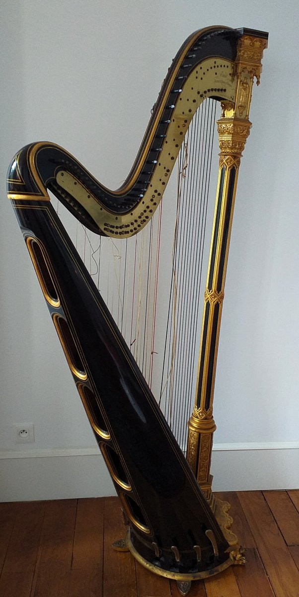 Harpe ERARD Gothique double mouvement-photo-1