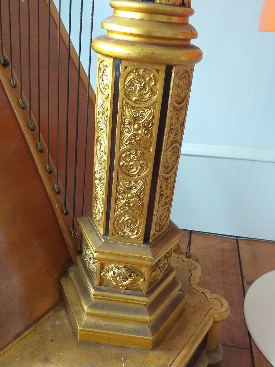 Harpe ERARD Gothique double mouvement-photo-3