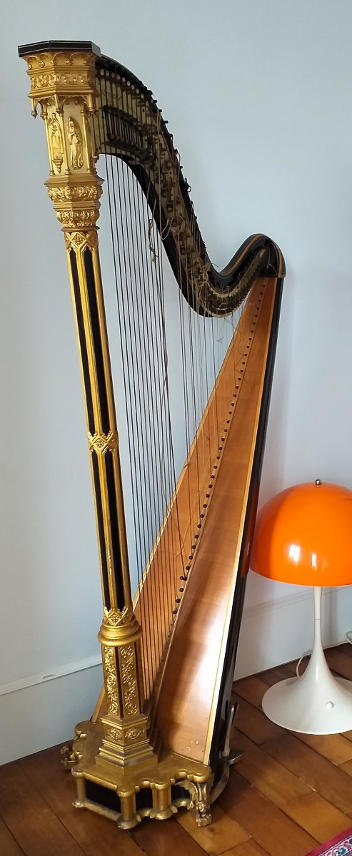 Harpe ERARD Gothique double mouvement