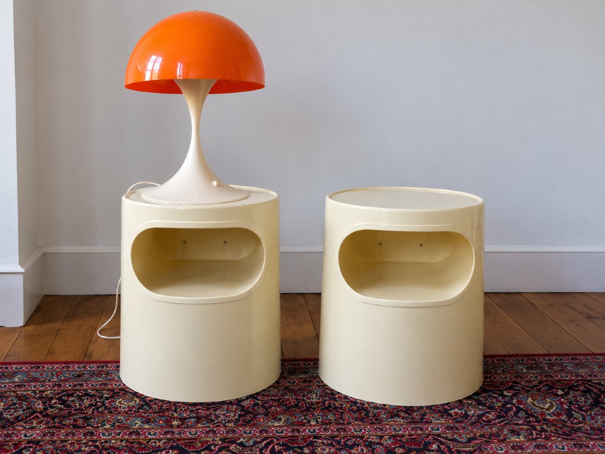 Paire de tables de chevet "Giano Giano Vano" par Emma Gismondi Schweinberger pour Artemide – It
