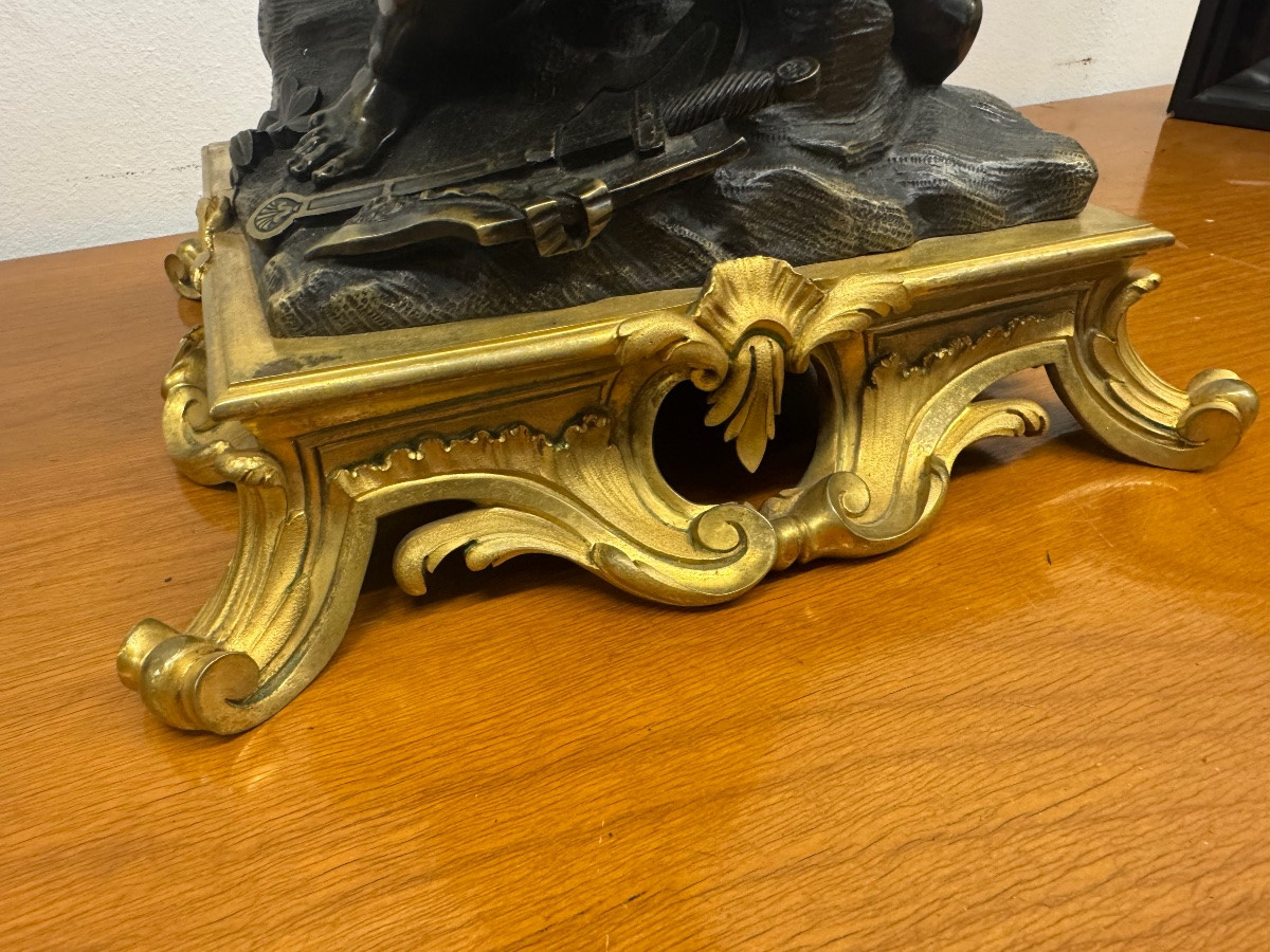 Bronze Sculpture The Rape Of The Sabine Women On Base Signed Henri Dasson, 1885-photo-1