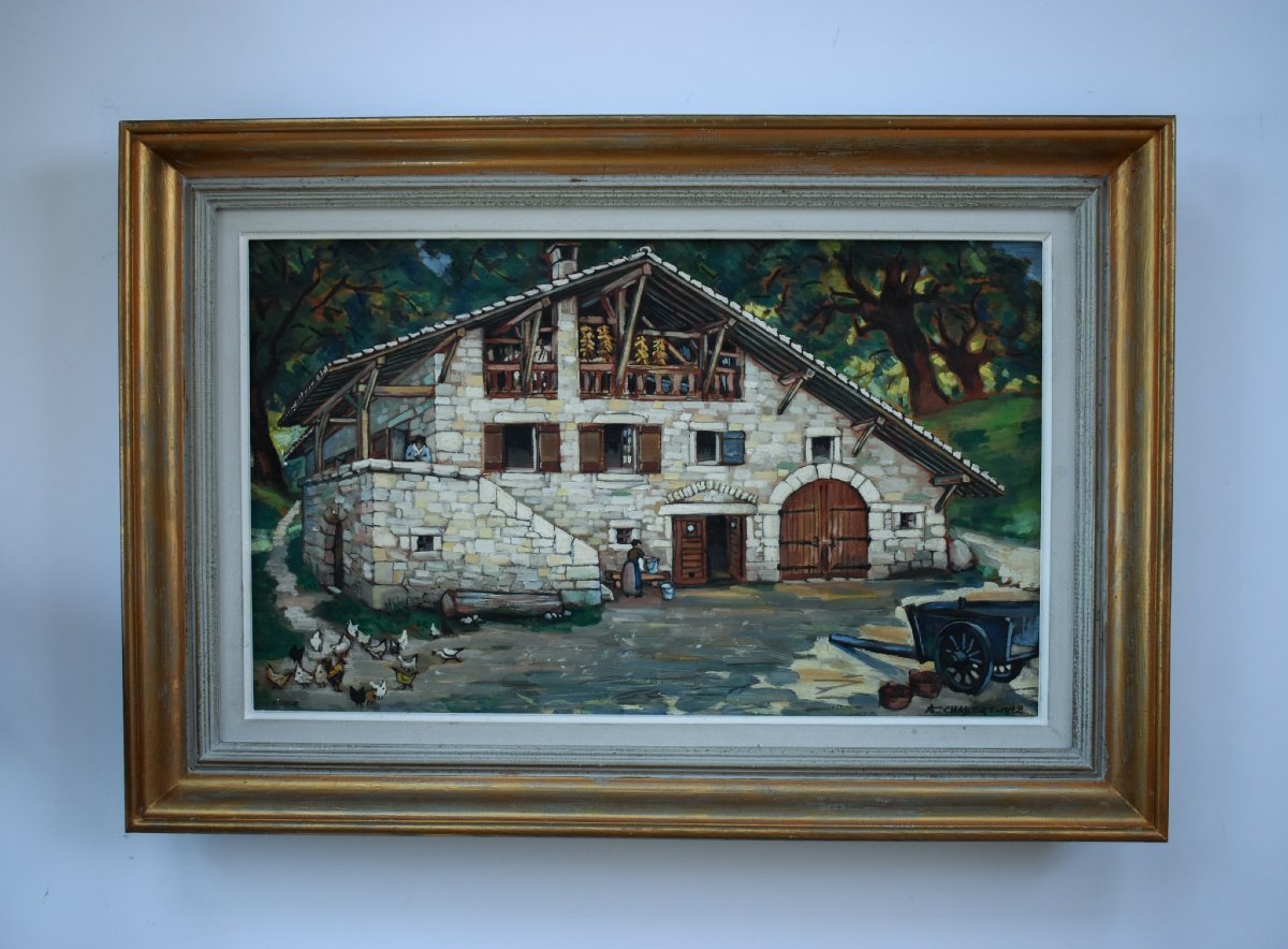 André Chabert - La ferme en pierre-photo-3