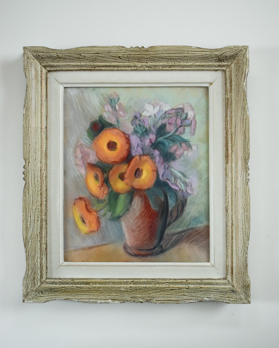 Claire Demartinecourt - Still Life With Flowers-photo-3