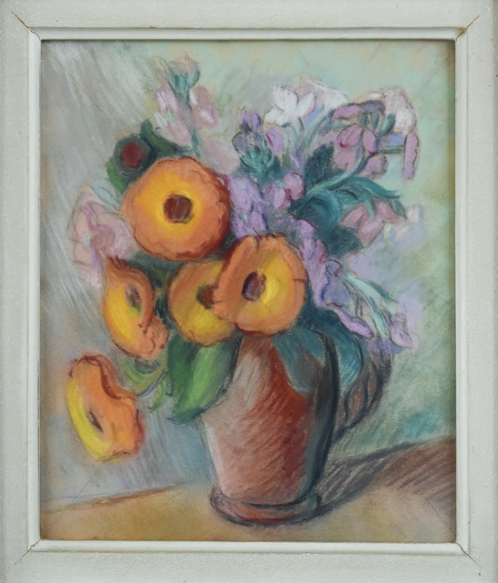 Claire Demartinecourt - Still Life With Flowers-photo-4
