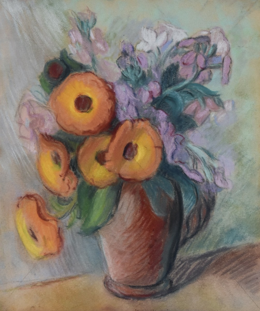 Claire Demartinecourt - Still Life With Flowers