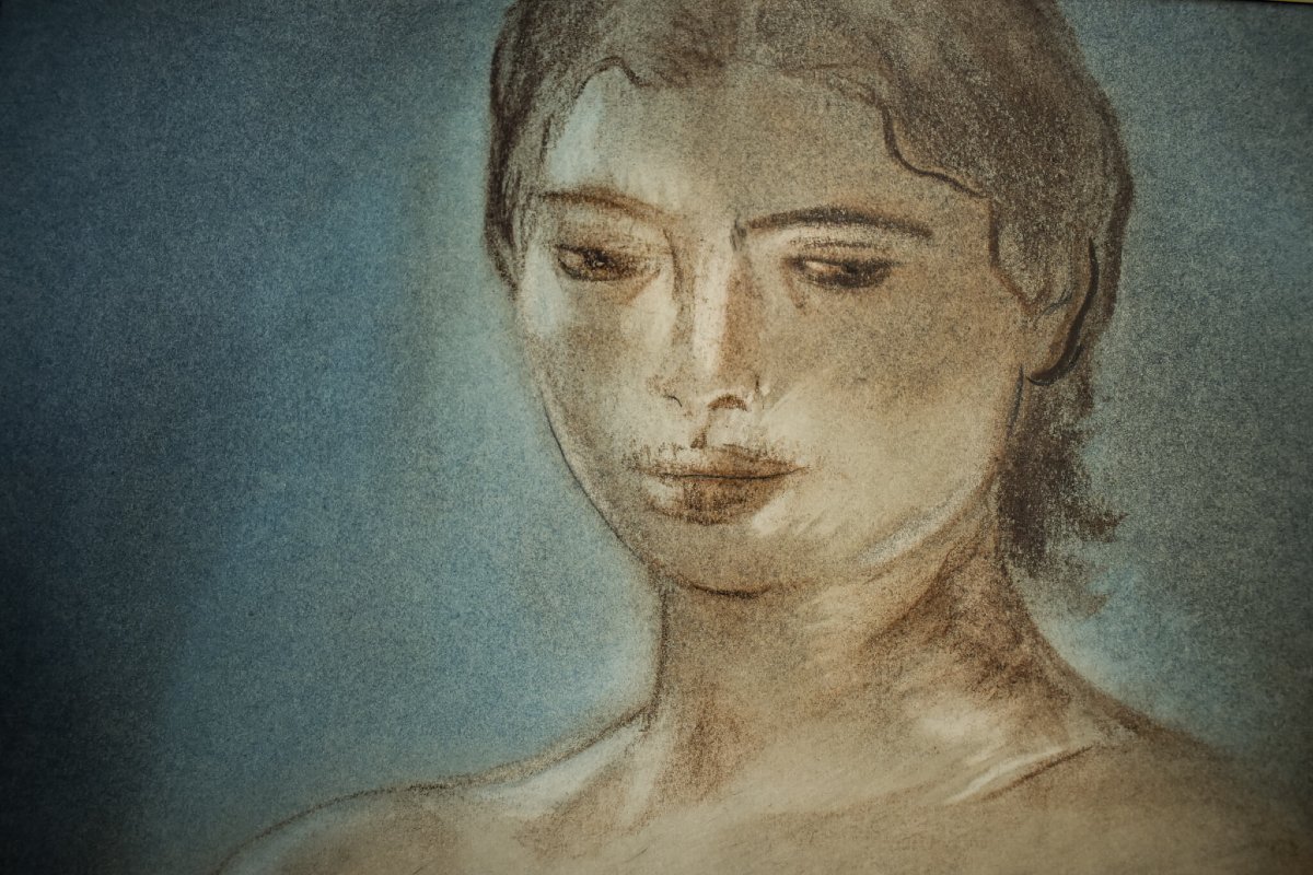Louis Muhlstock - Femme nue assise-photo-2