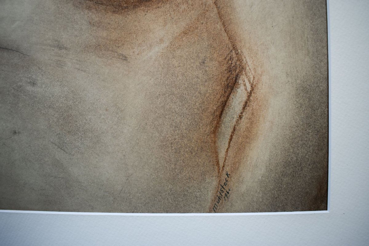 Louis Muhlstock - Femme nue assise-photo-6