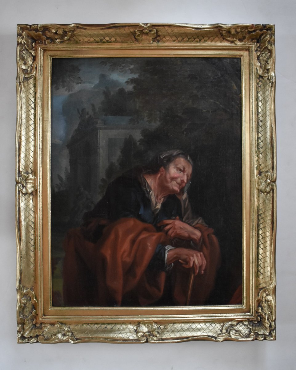 17th Century German School - Allegory Of Winter-photo-3