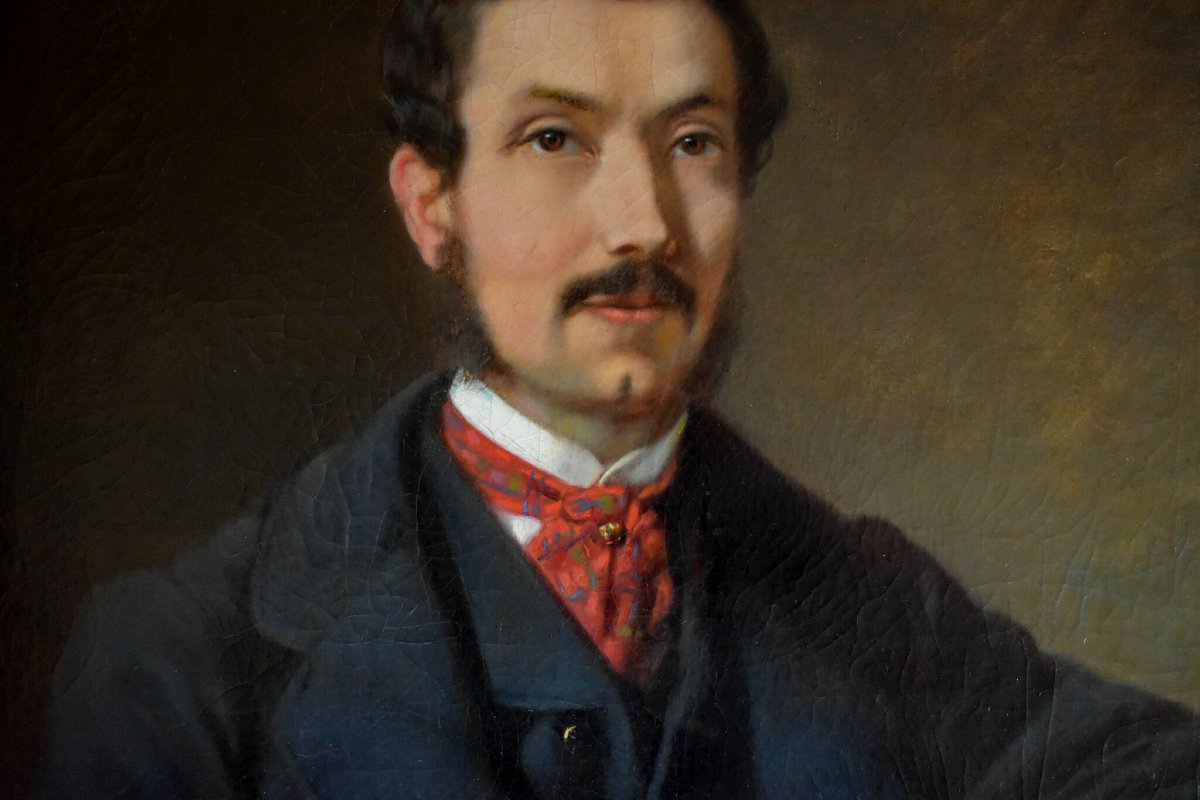 Franz Sterrer - Portrait Of A Distinguished Gentleman-photo-4