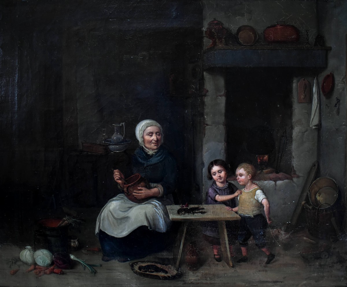 Johan Christoffer Boklund - Intérieur de cuisine rustique