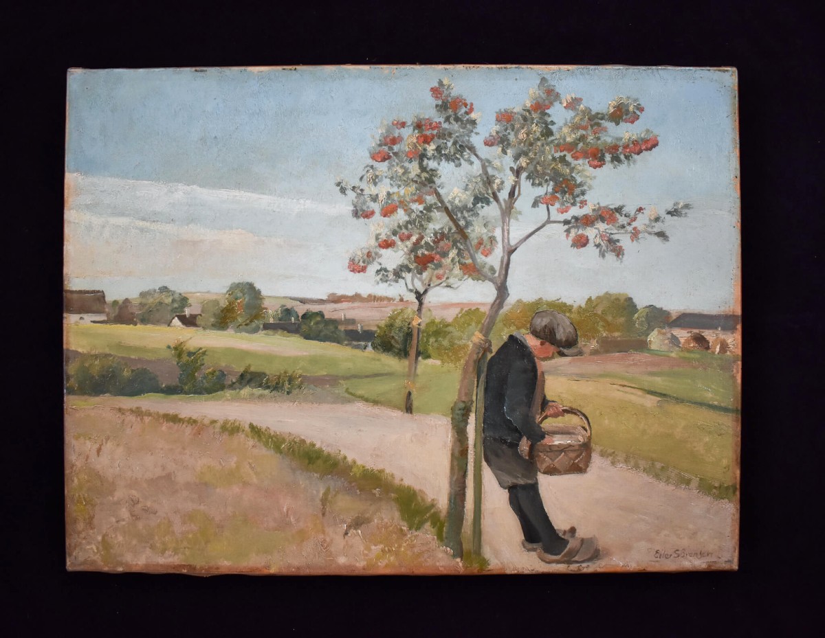 Eiler Sørensen  - Landscape With Young Boy-photo-2