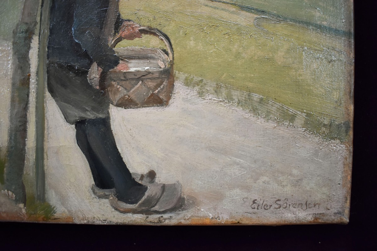 Eiler Sørensen  - Landscape With Young Boy-photo-5