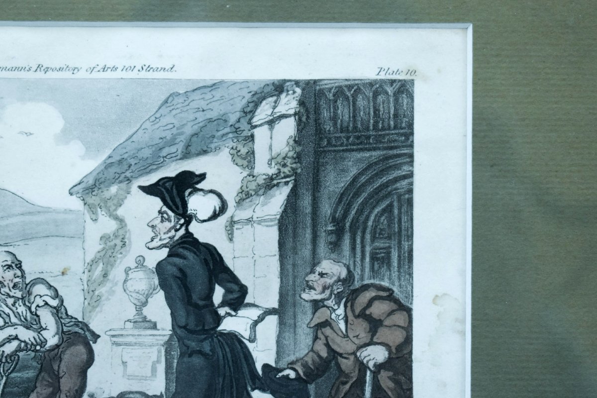 Thomas Rowlandson - Docteur Syntax Méditant Sur Les Tombes-photo-4