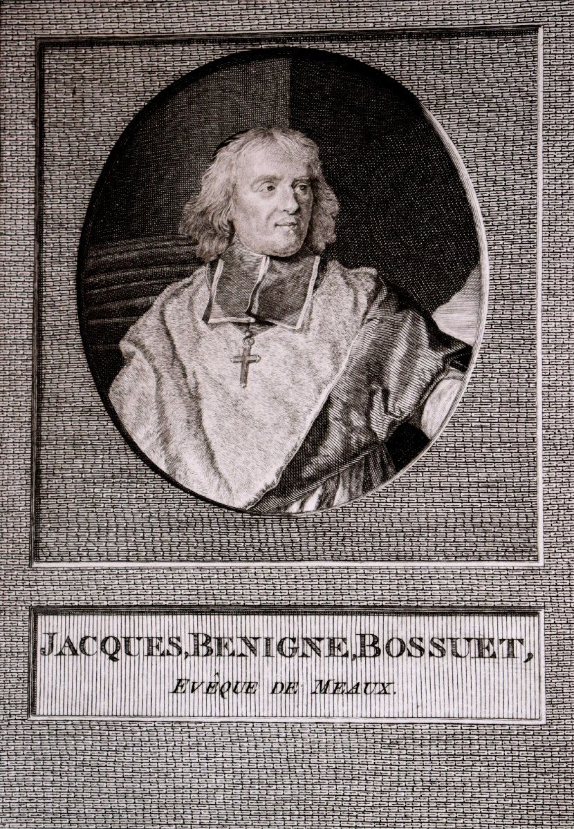 Louis Jacques Cathelin - Portrait Of Bossuet And Fénelon-photo-2