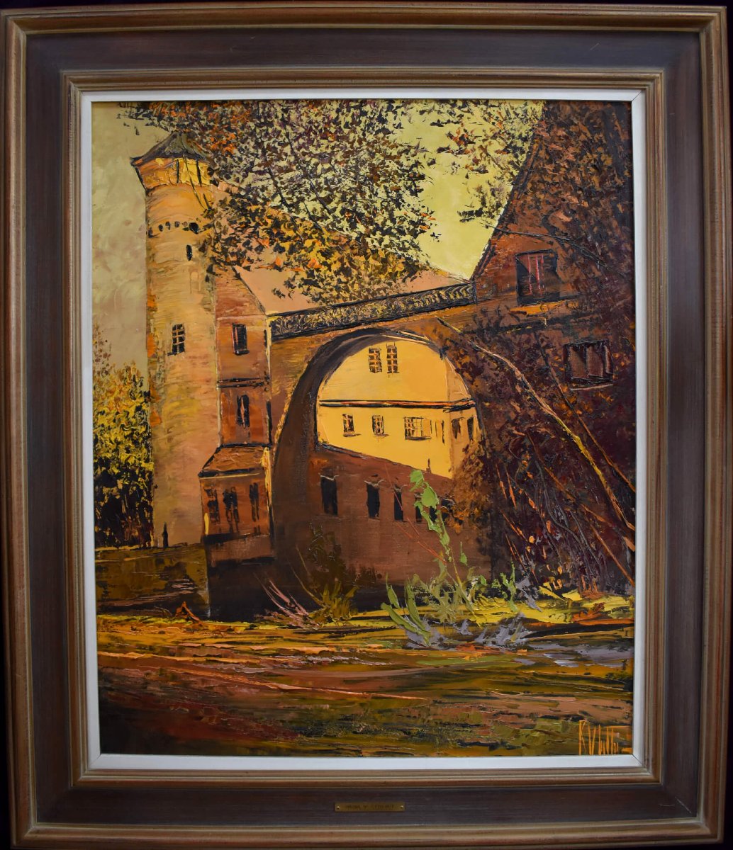 Otto Rut - Paysage du château de Furstenau-photo-2