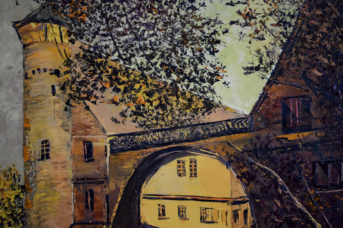Otto Rut - Paysage du château de Furstenau-photo-4