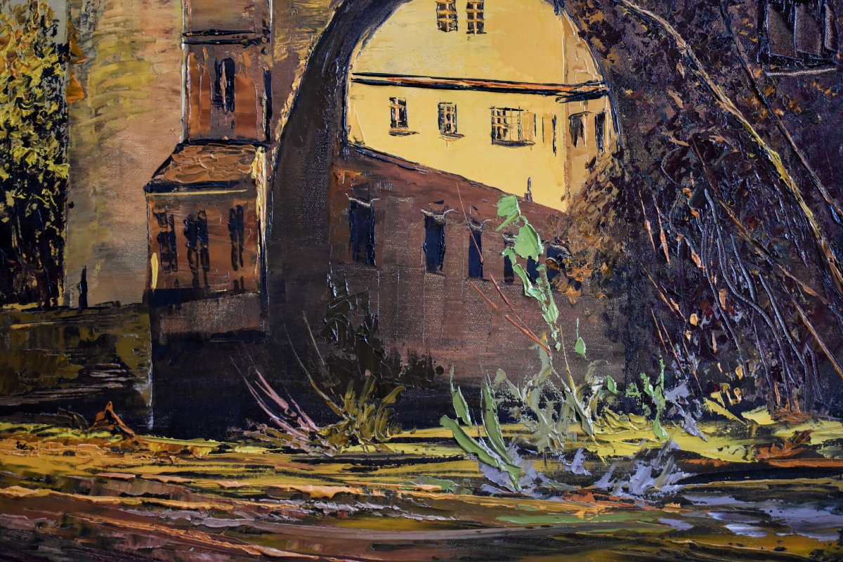 Otto Rut - Paysage du château de Furstenau-photo-2