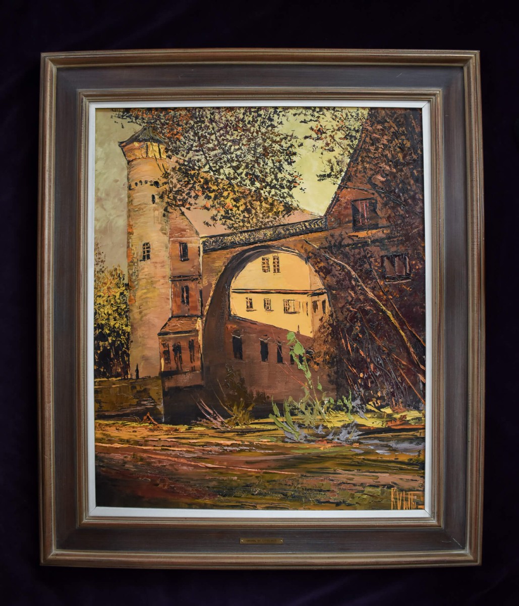 Otto Rut - Paysage du château de Furstenau