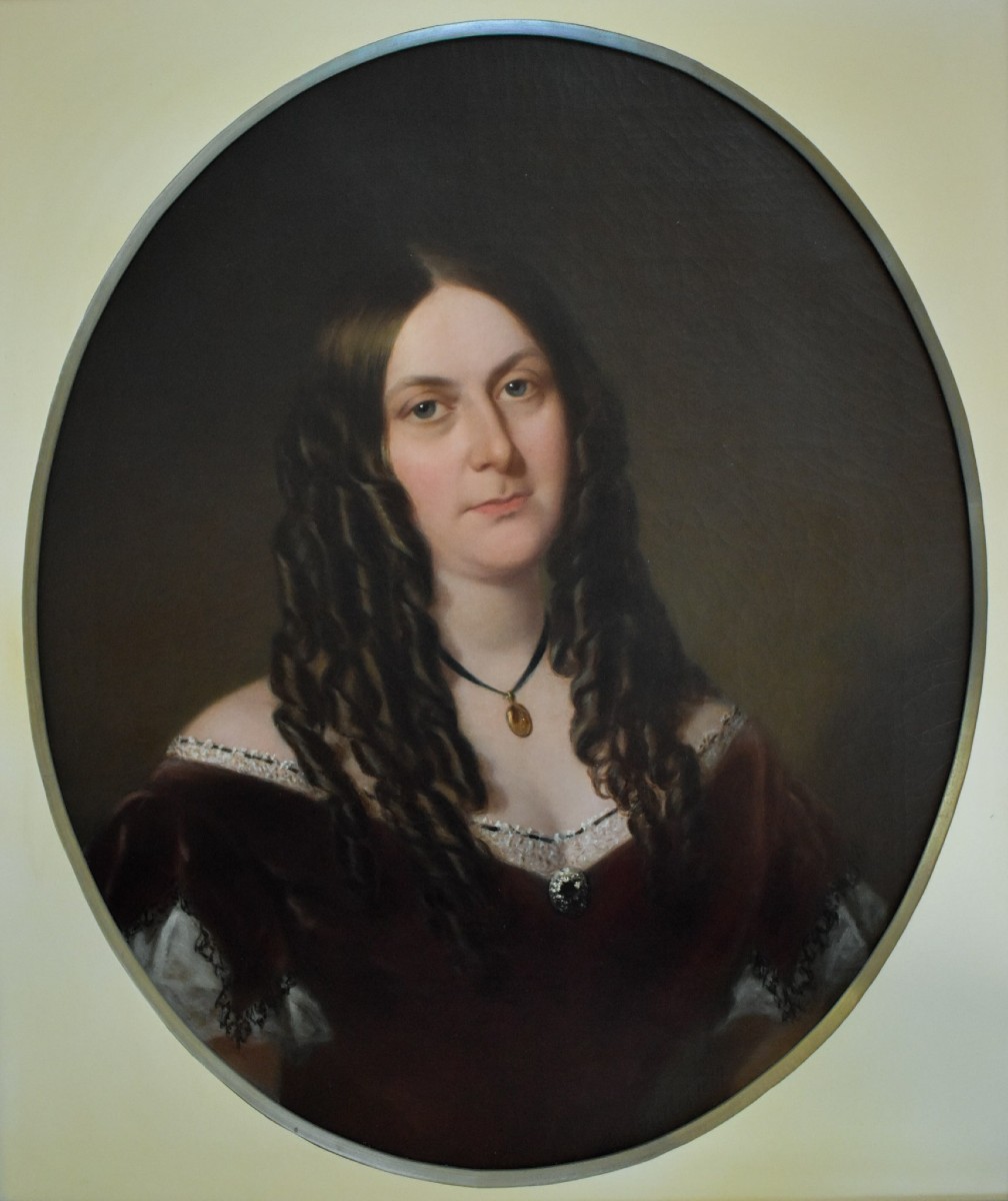 Arthur Miles - Portrait Of Charlotte Waddell, 1867-photo-3