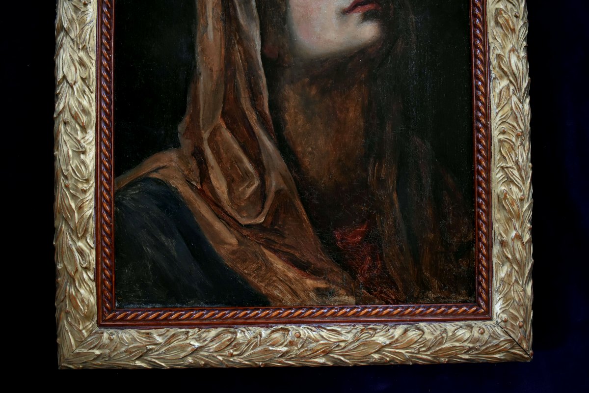 Mater Dolorosa d'après Guido Reni - École allemande du XIXe siècle-photo-5