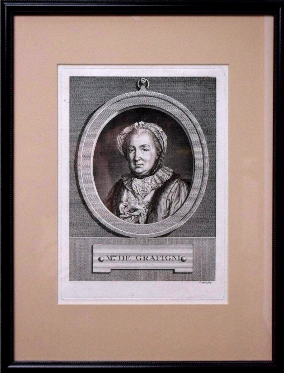 Pierre Charles Lévêque - Portrait Of Françoise De Graffigny-photo-2