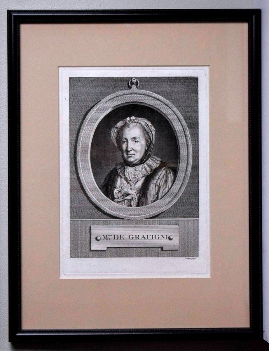Pierre Charles Lévêque - Portrait Of Françoise De Graffigny-photo-3
