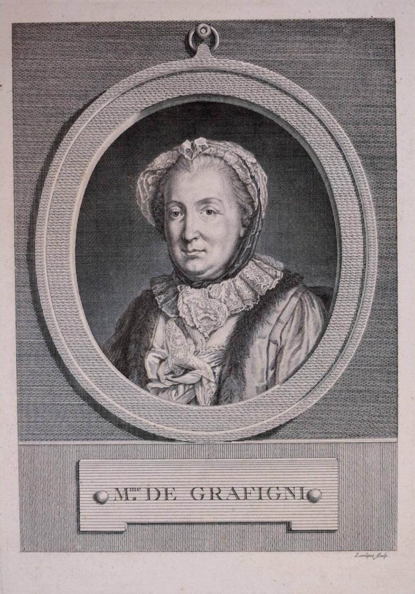 Pierre Charles Lévêque - Portrait de Françoise de Graffigny-photo-3