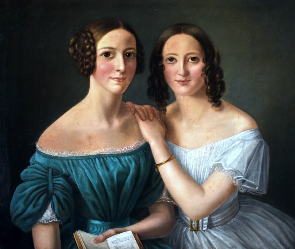 Emily Nonnen - Double Portrait Of The Nonnen Sisters