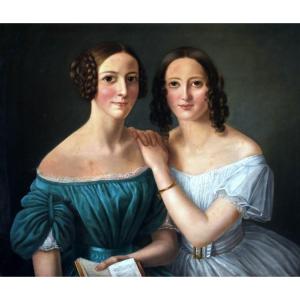 Emily Nonnen - Double portrait des sœurs Nonnen