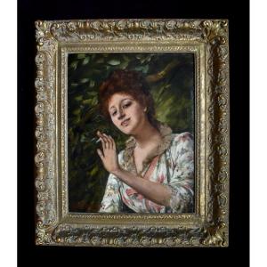 Alfred Mendoza - A Young Woman Smoking