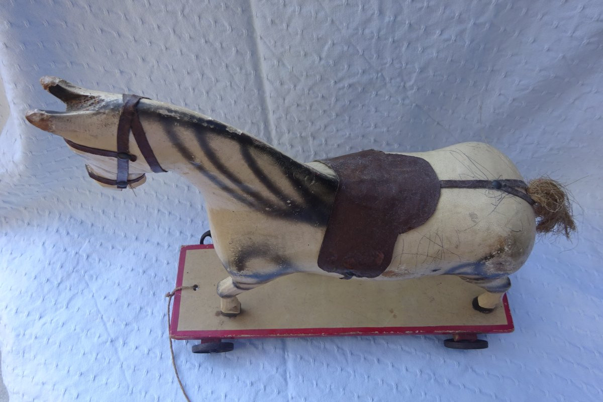 Antique 19th Century Horse Toy-photo-2