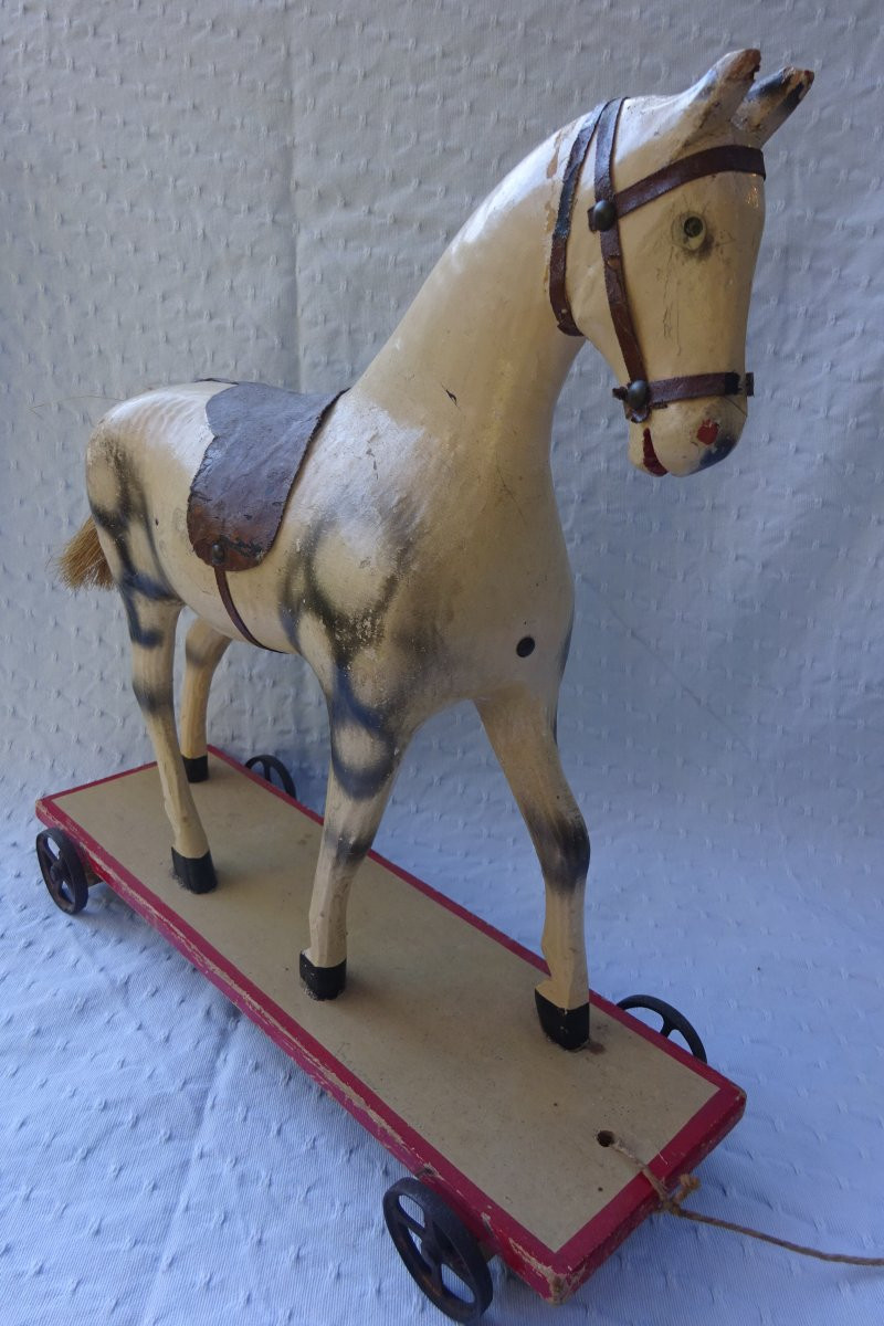 Antique 19th Century Horse Toy-photo-4