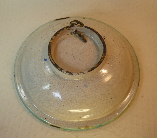 Rare Moroccan Plate With Boat, Fes, 19th Century-photo-3